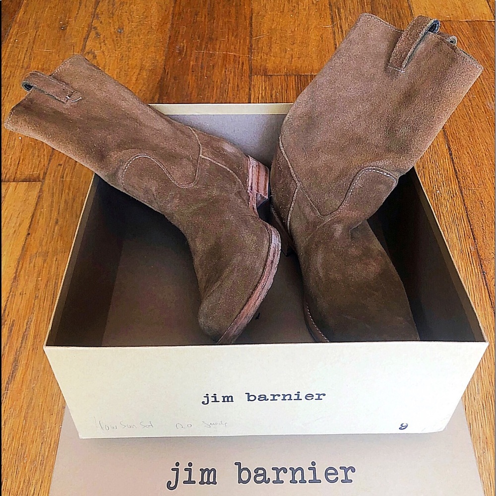 Jim Barnier Low Sunset Suede Cowboy Boot